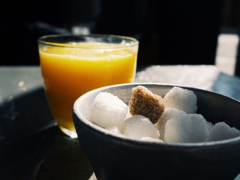 Close-up of drink in glass