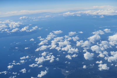 Low angle view of clouds in sky