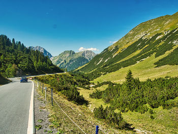 On the hahntennjoch - a paradies for motorcyclist 