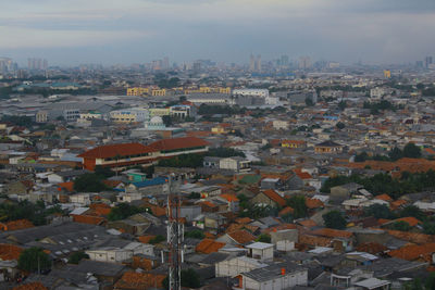 Aerial view of city