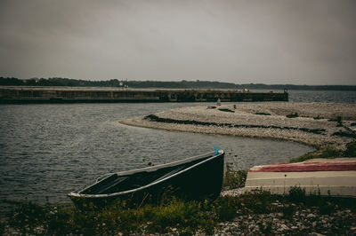 Scenic view of calm lake