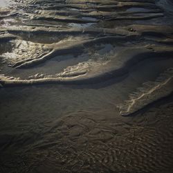 Full frame shot of sand dunes
