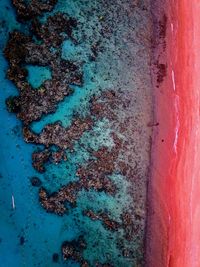 Full frame shot of rusty metal wall
