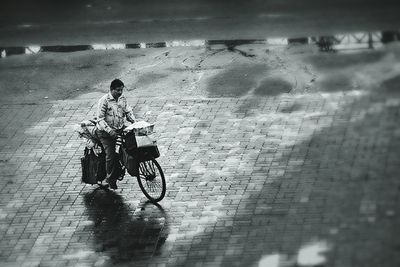 View of car on road