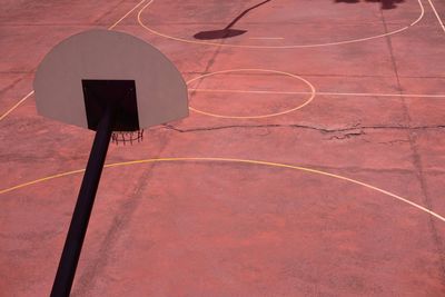 Street basket in bilbao city spain, basketball court