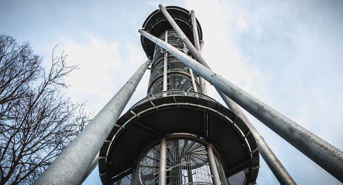 Low angle view of bridge against sky