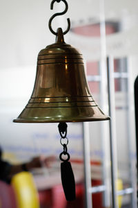 Close-up of bell