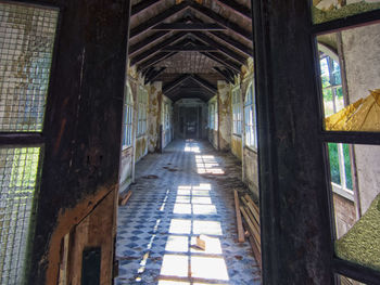 Corridor of building