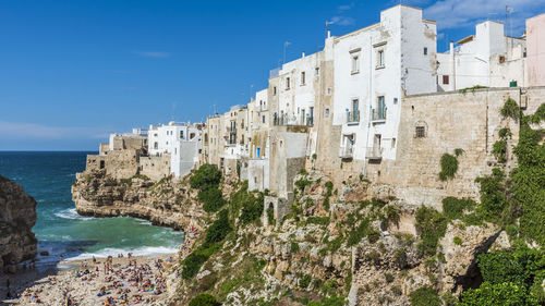 Panoramic view of beach against sky