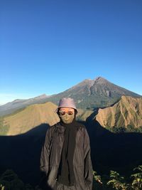 Beautiful view of rinjani mountain