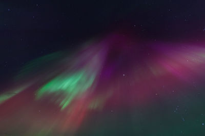 Low angle view of stars against sky at night