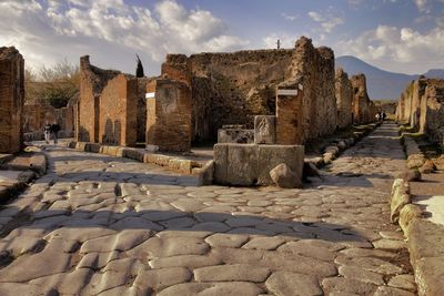 Old ruins against sky