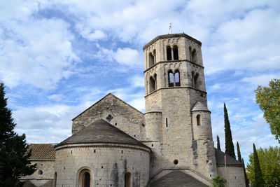 Low angle view of church against sky