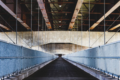 Interior of bridge