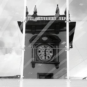 Clock tower against sky