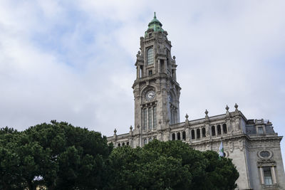 Low angle view of historical building against sky