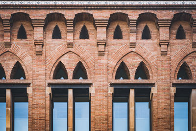 Low angle view of historical building