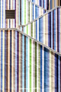 Colorful striped steps