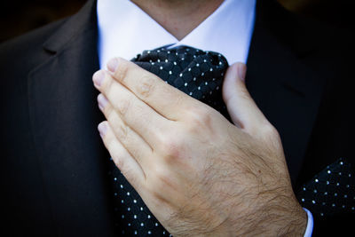 Close-up of human hand