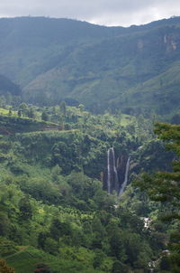 High angle view of landscape