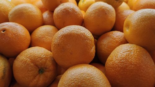 Full frame shot of oranges