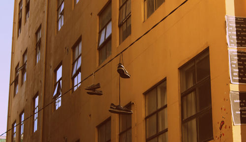 Low angle view of residential building