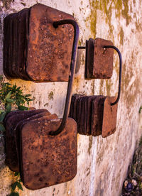 Close-up of rusty metal