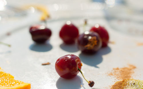 Close-up of a cherry