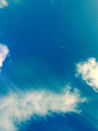 Low angle view of cloudy sky