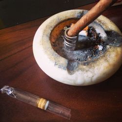 Close-up of coffee cup