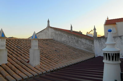 Exterior of building against clear sky