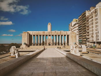 Low angle view of historical building