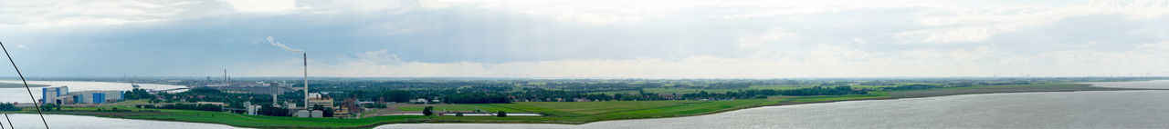 Panoramic view of landscape against sky