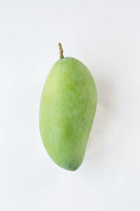 Close-up of apple against white background