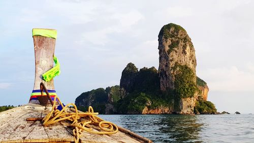 Panoramic view of sea against sky