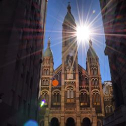 Low angle view of building against sky