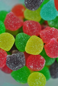 Close-up of multi colored candies