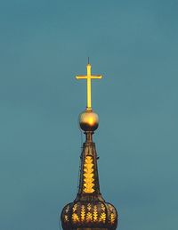 Low angle view of illuminated lights