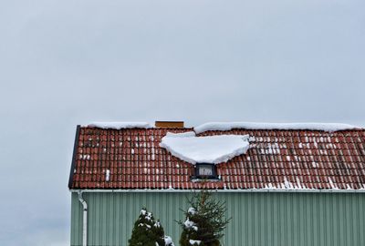 Roof of building against sky