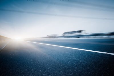 View of road against sky