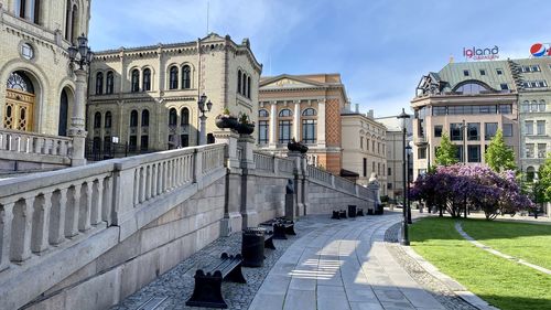 Street amidst buildings in city