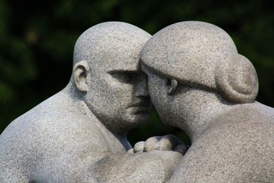 Close-up of statue