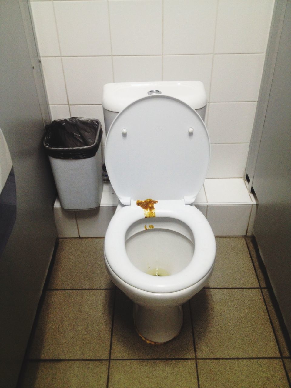 indoors, bathroom, tiled floor, domestic bathroom, coffee cup, tile, high angle view, hygiene, white color, table, directly above, empty, flooring, saucer, domestic room, no people, sink, wall - building feature, cup, still life