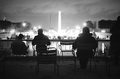 View of people against sky