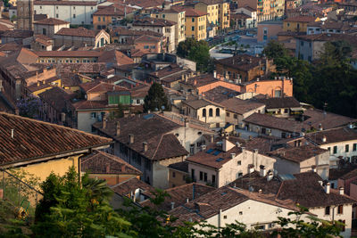 High angle view of cityscape