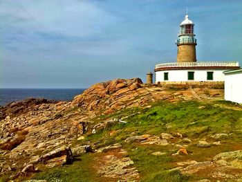 Lighthouse at seaside