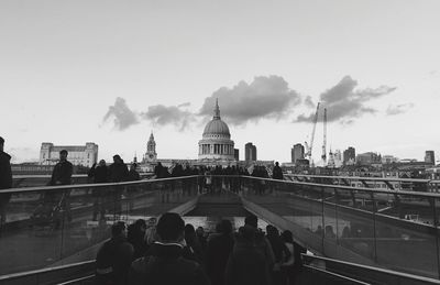 Tourists in city