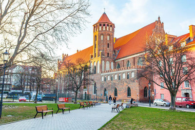 Buildings in city