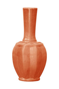 Close-up of ice cream cone against white background