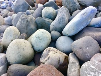 Full frame shot of pebbles